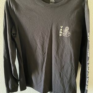 Black Vans long sleeve T-shirt
